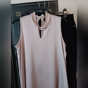 Joseph Ribkoff Champagne Sleeveless Top